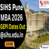 SIHS Pune Releases GE–PI Schedule for MBA Admission 2026; First Merit List on February 23